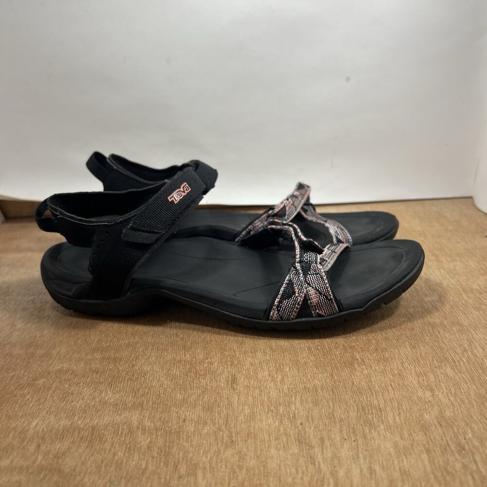 Teva Verra Sandals Women’s Size 9 Black Adjustable Watersports Trail Hiking